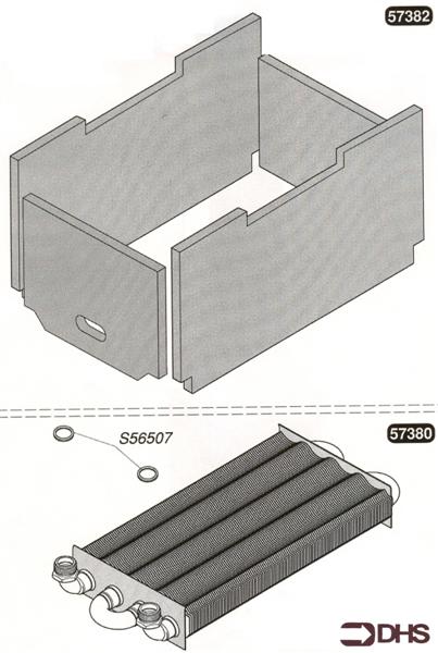 Exploded Diagram for HEAT EXCHANGE