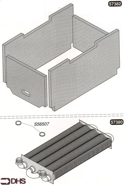 Exploded Diagram for HEAT EXCHANGER
