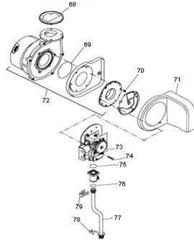 Exploded Diagram for FAN/GAS VALVE ASSEMBLY