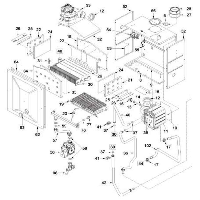 HEAT EXCHANGER/BOILER ASSY logo