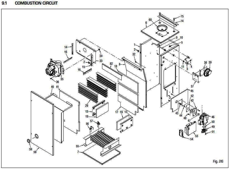 Exploded Diagram for HYDRAULIC CIRCUIT