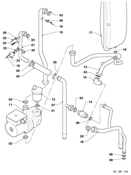 Exploded Diagram for CONNECTION PARTS