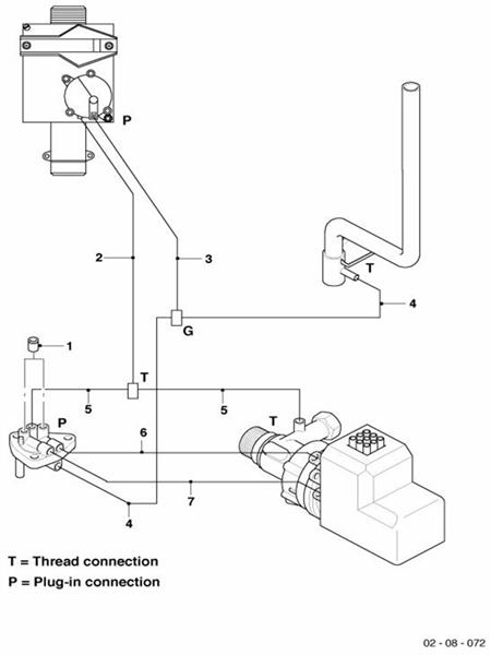 Exploded Diagram for CONNECTION PIPING