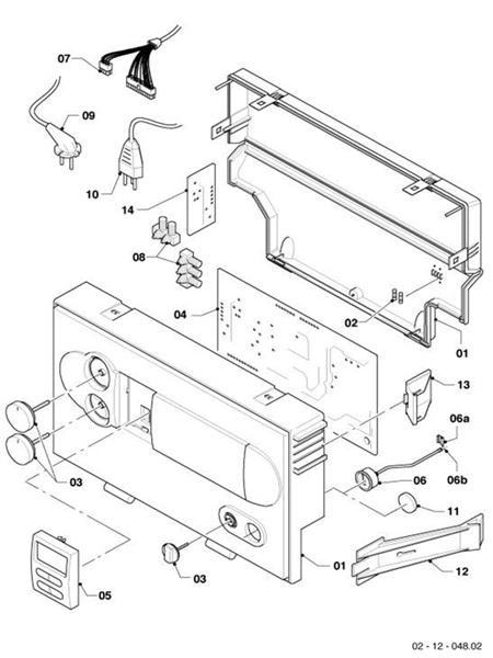 Exploded Diagram for CONTROL PANEL (FROM 09/07)