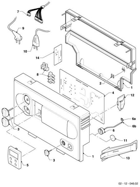 Exploded Diagram for CONTROL BOX