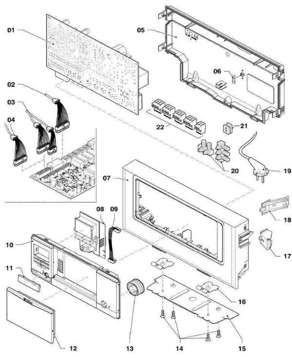 Exploded Diagram for CONTROL BOX