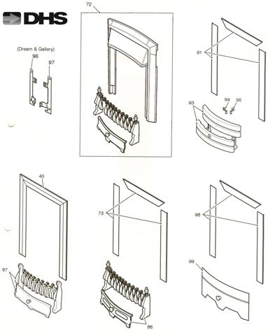 Exploded Diagram for FASCIA