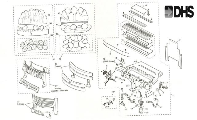BURNER TRAY/CASTINGS/CERAMICS logo