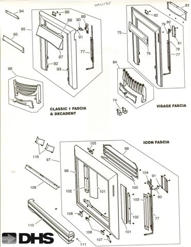 Exploded Diagram for FASCIA