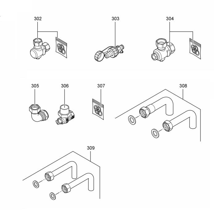 Exploded Diagram for CONNECTION PARTS