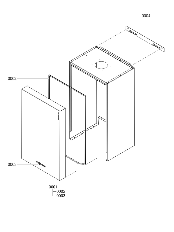Exploded Diagram for CASING ASSEMBLY
