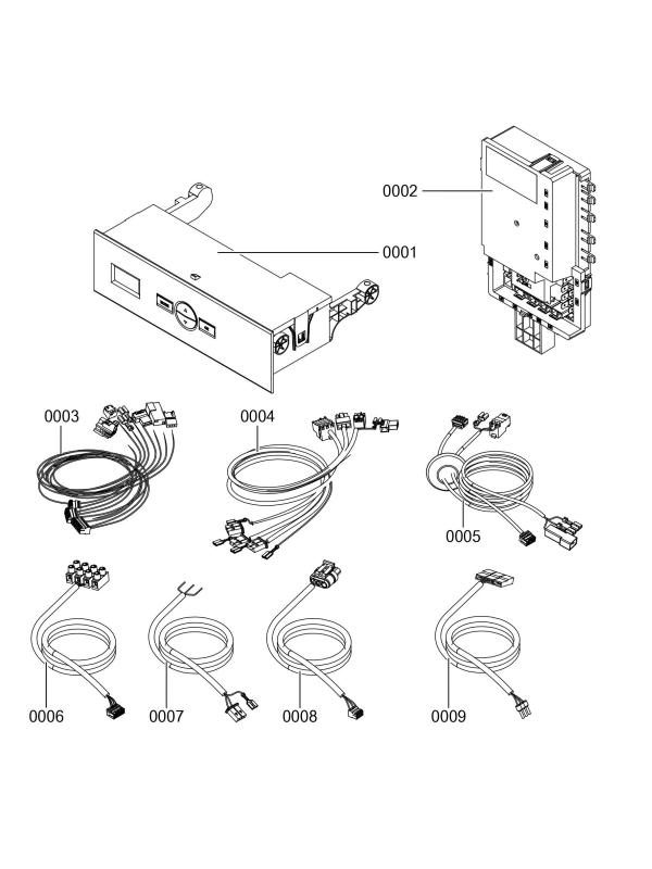 Exploded Diagram for CONTROL UNIT