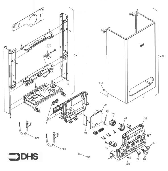 FRAME, FRONT PANEL, CASE logo