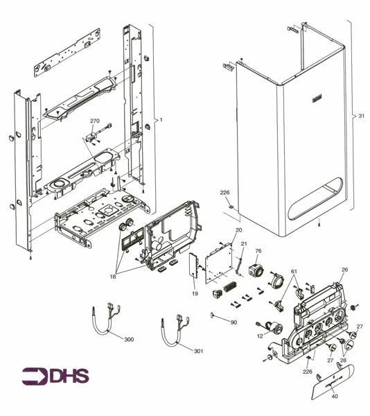 FRAME, FRONT PANEL, CASE logo