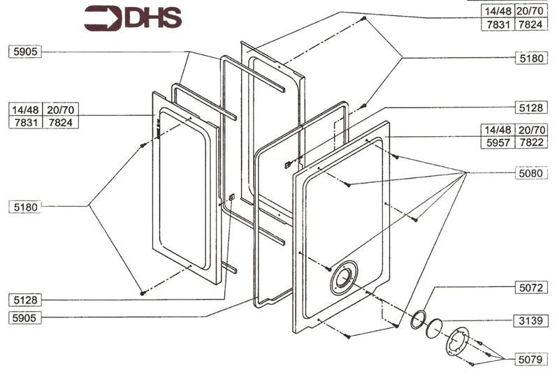 Exploded Diagram for COMBUSTION CHAMBER