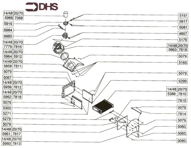 Exploded Diagram for FAN ASSY