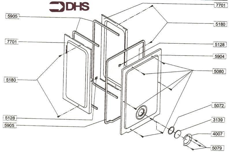 Exploded Diagram for COMBUSTION CHAMBER