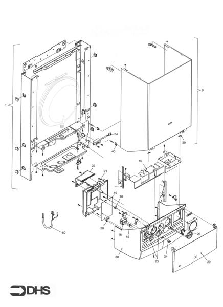 FRAME, FRONT PANEL, CASE logo