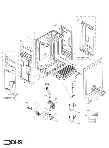 Exploded Diagram for BURNER ASSY