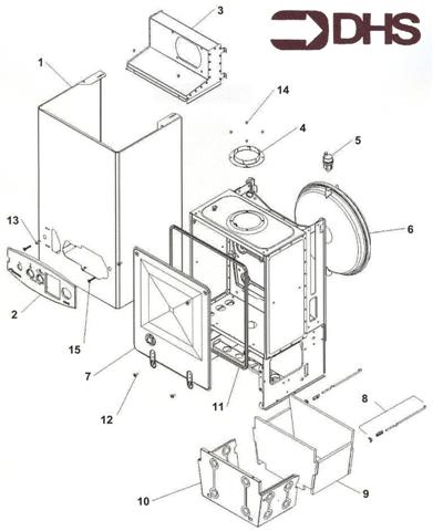 Exploded Diagram for SUPERSTRUCTURE & CASE