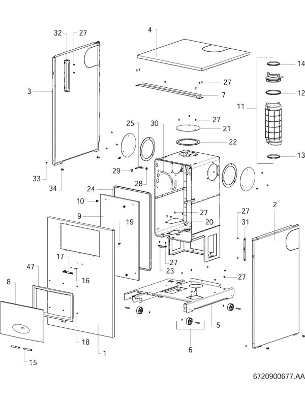 Exploded Diagram for CASING